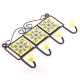  Yellow Turquoise Tiny Flower Tiles Hooks